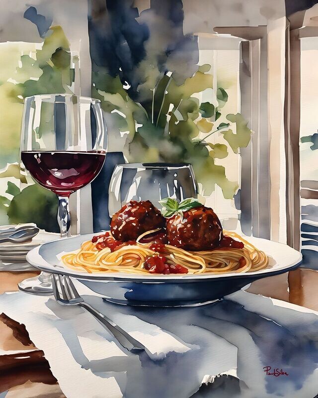 "Spaghetti and Meatballs" by Paul Silva