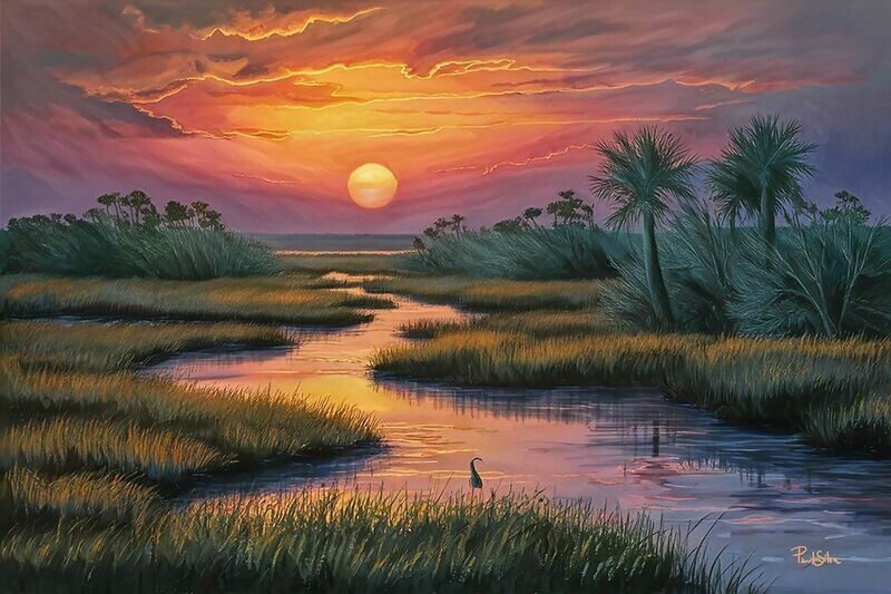 "Lowcountry Marsh Sunset-1"