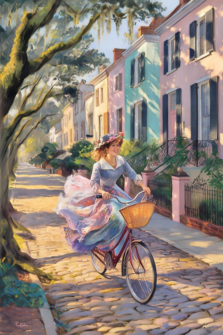 "Bicycle Joy" Colorful Painter Series