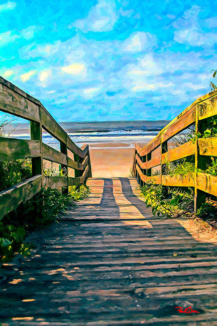 "Kiawah Boardwalk Vertical"