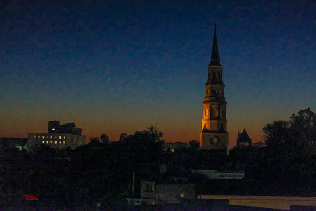 "Saint Philip's Sunset"