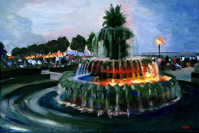 "Pineapple Fountain"