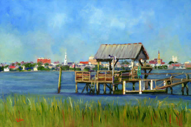 "Pitt Street Harbor View"