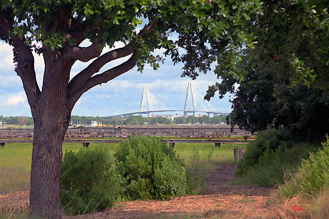 "Ravenal Bridge from Alhambra Hall"