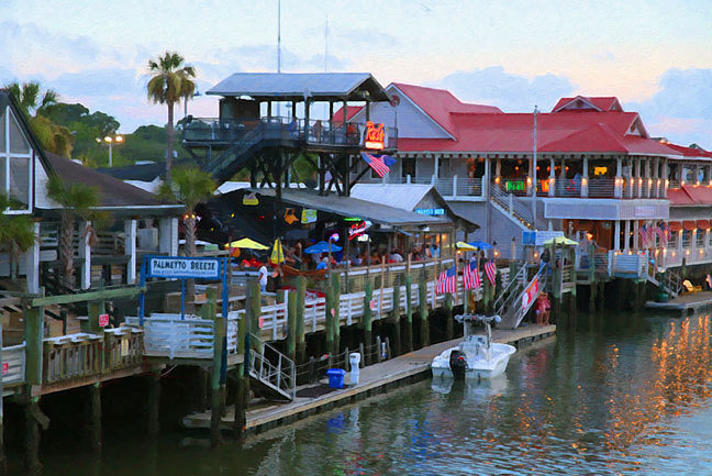 "Shem Creek Dusk"