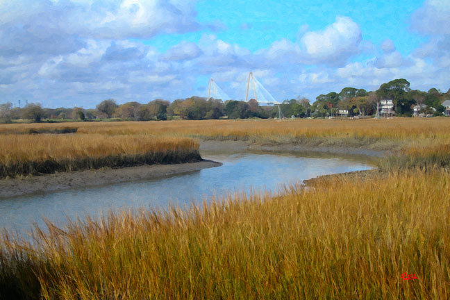"Shem Creek Bridge View"