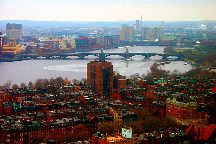 "Back Bay from Copley Square"