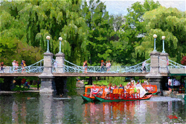 "Boston Public Gardens Swanboat"