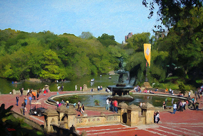 "Central Park Fountain"