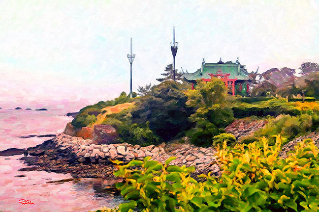 "Cliffwalk Pagoda"