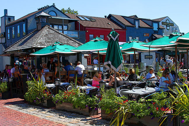 "Lunch on Bowens Wharf"