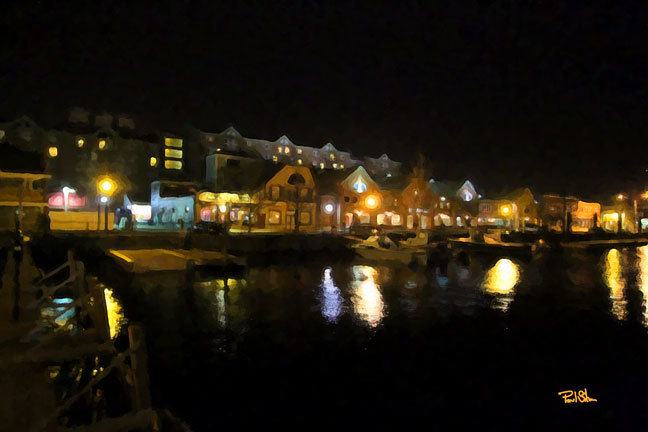 "Long Wharf Nightscape"