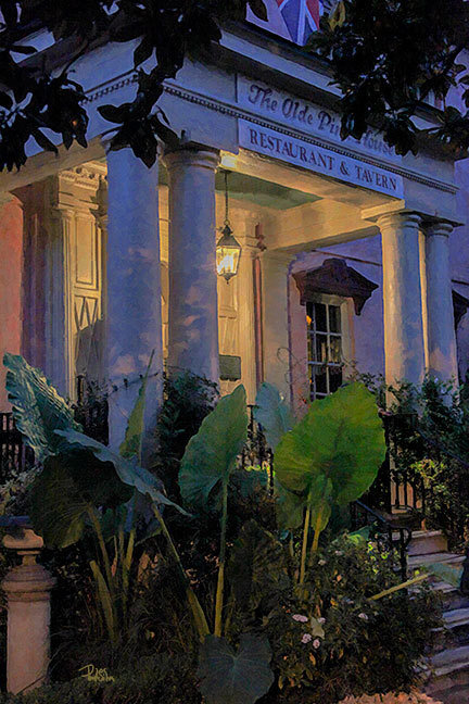 "Old Pink House Restaurant"