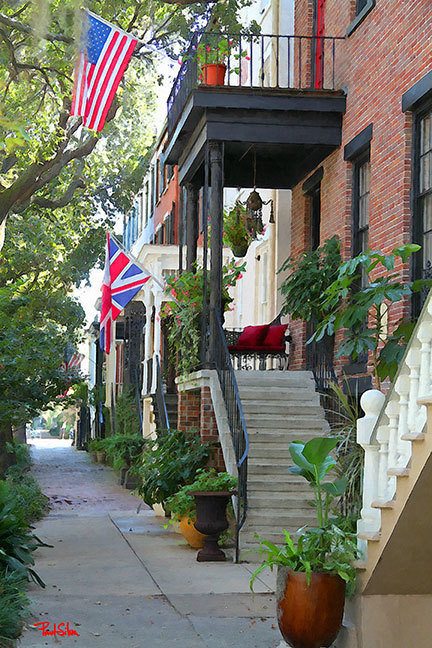"Jones Street Flags II"
