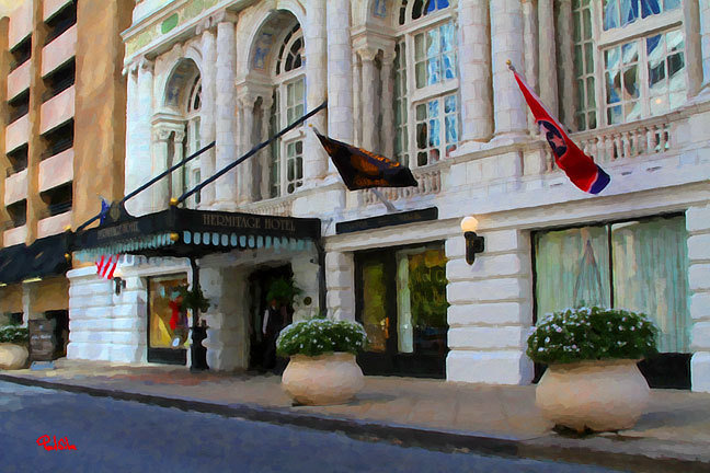 "The Hermitage Facade"