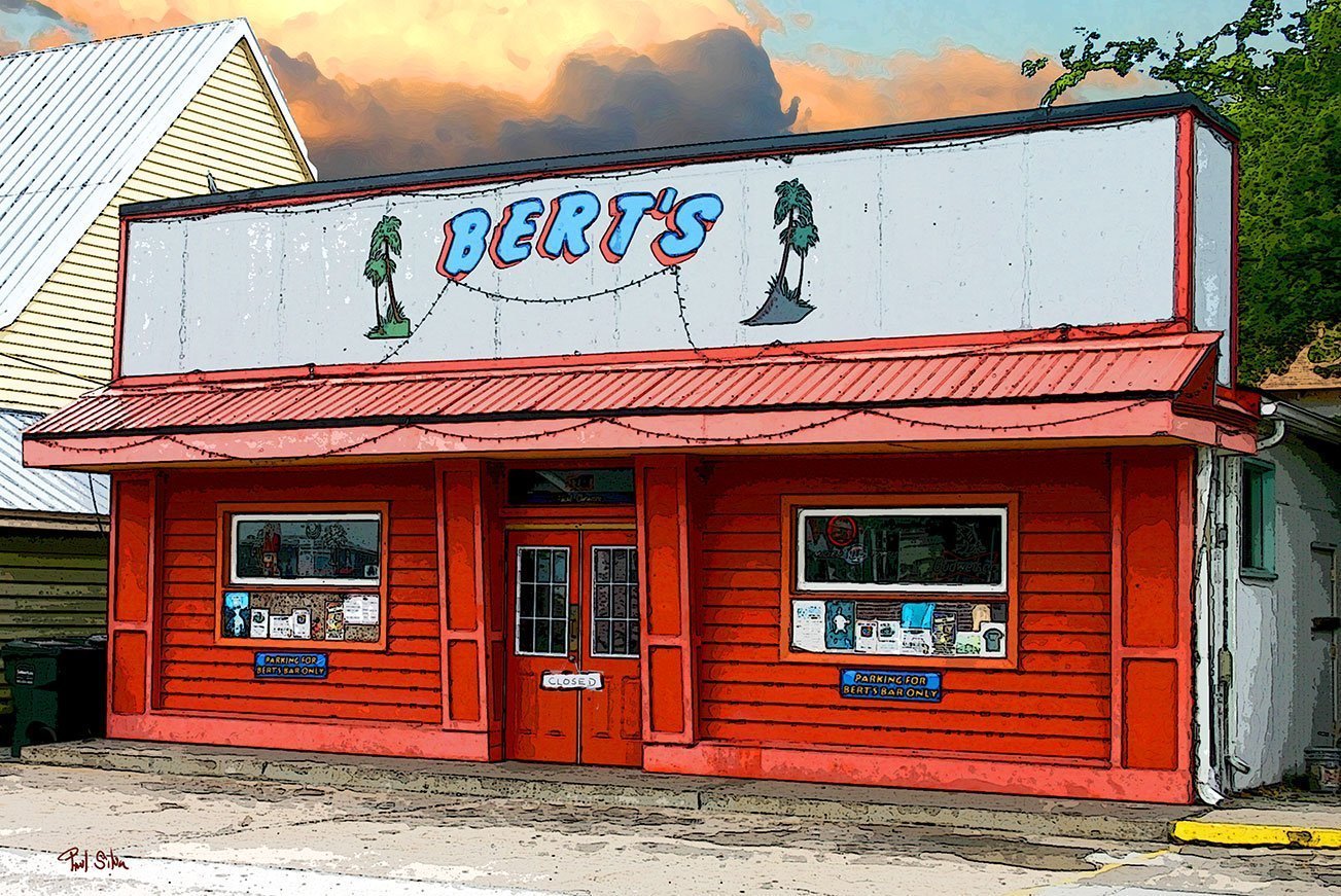 "Bert's Bar Sullivans Island"