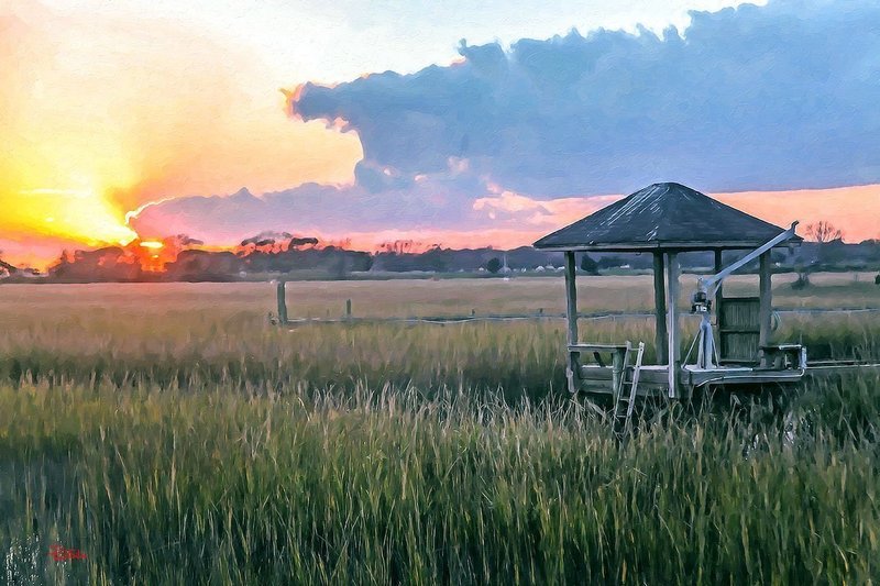 "Shem Creek Marsh Hoist"