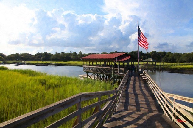 "Shem Creek Deck"