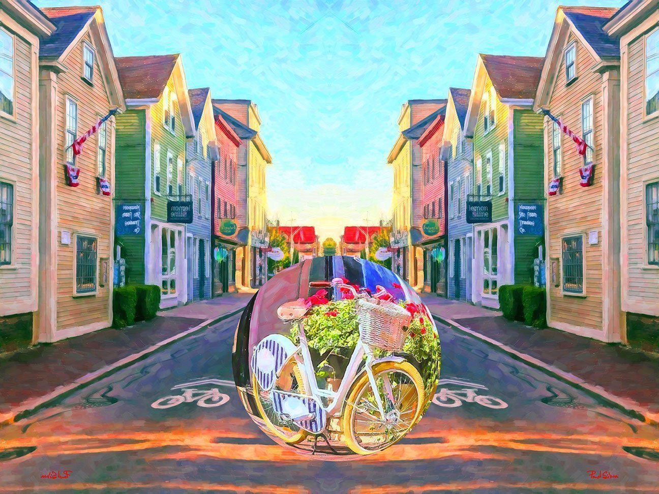 "Bicycle in a Bubble"