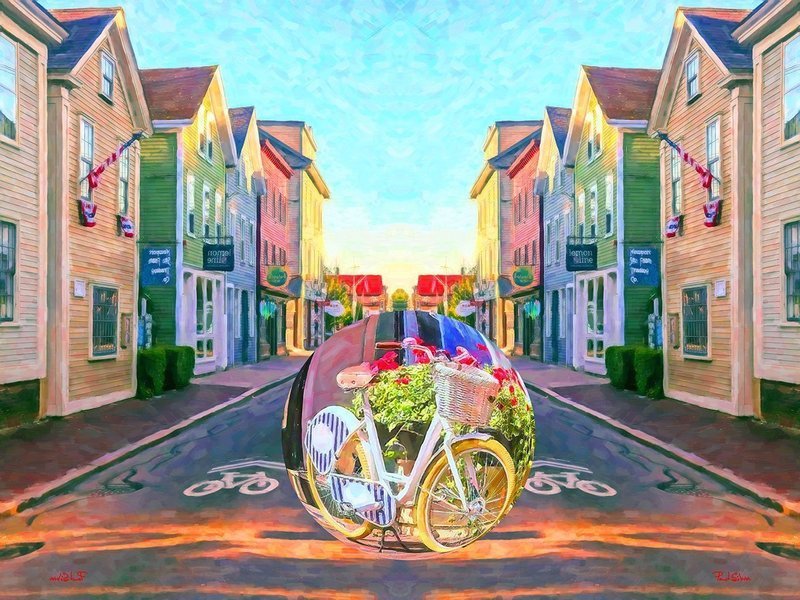 "Bicycle in a Bubble"