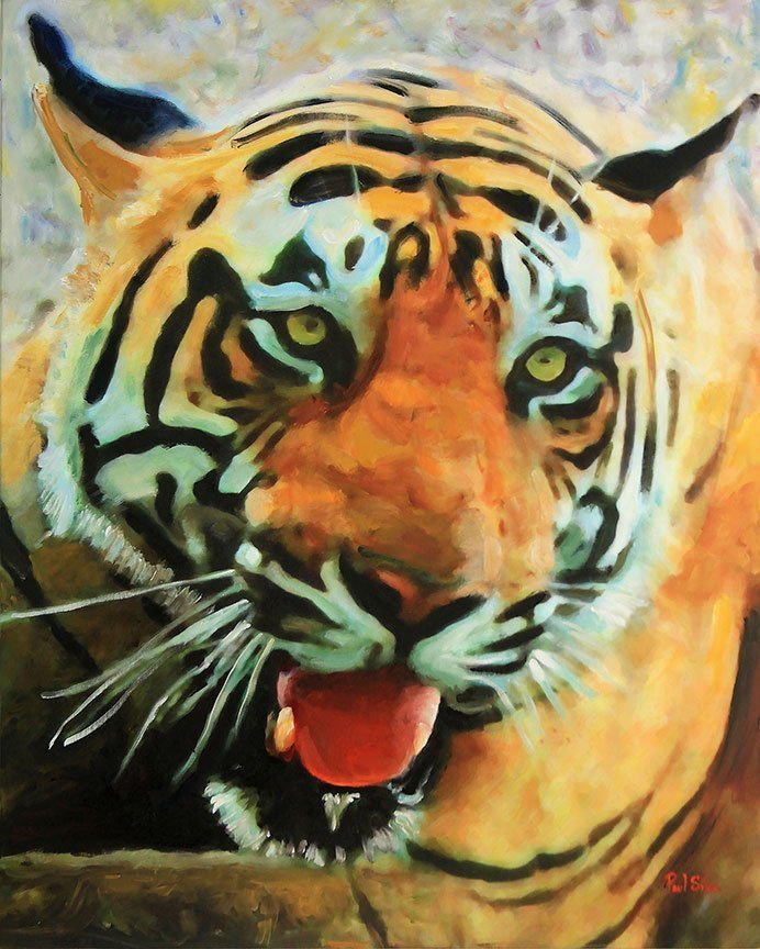 "Peaceful Tiger"