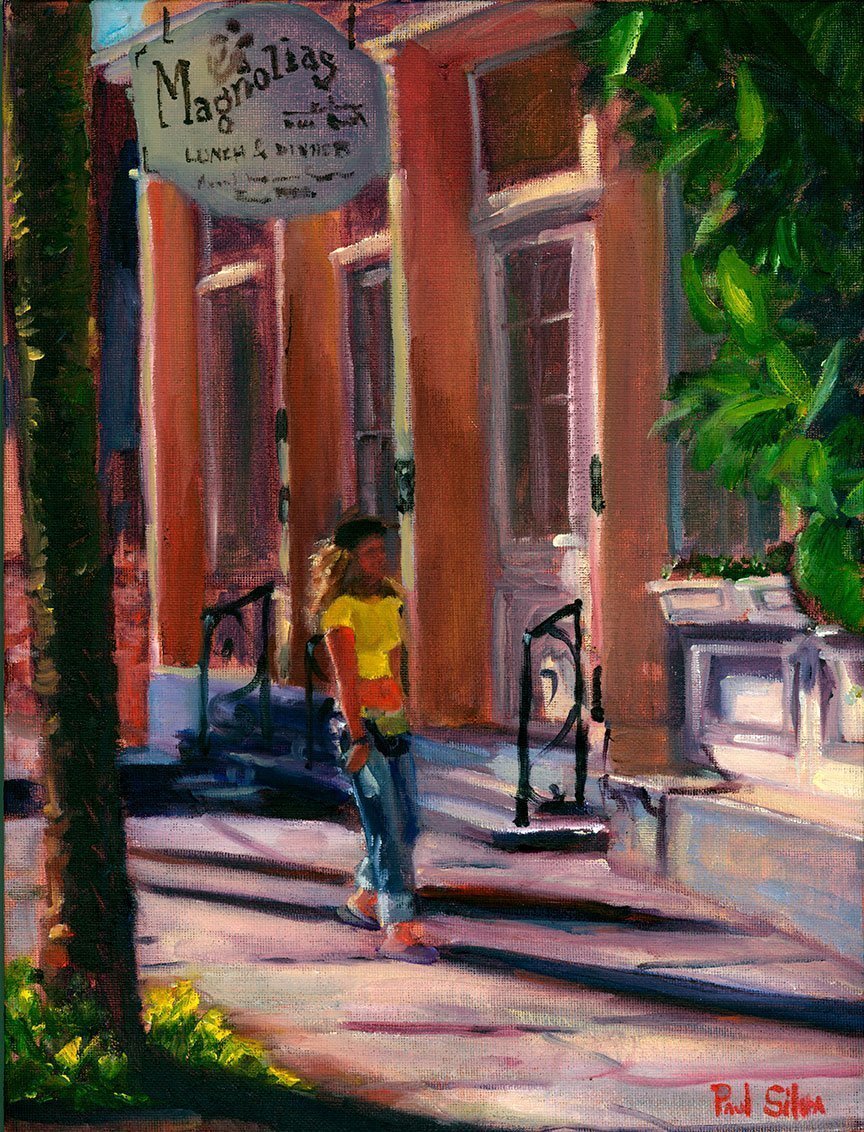 "Magnolia's Morning Stroll"