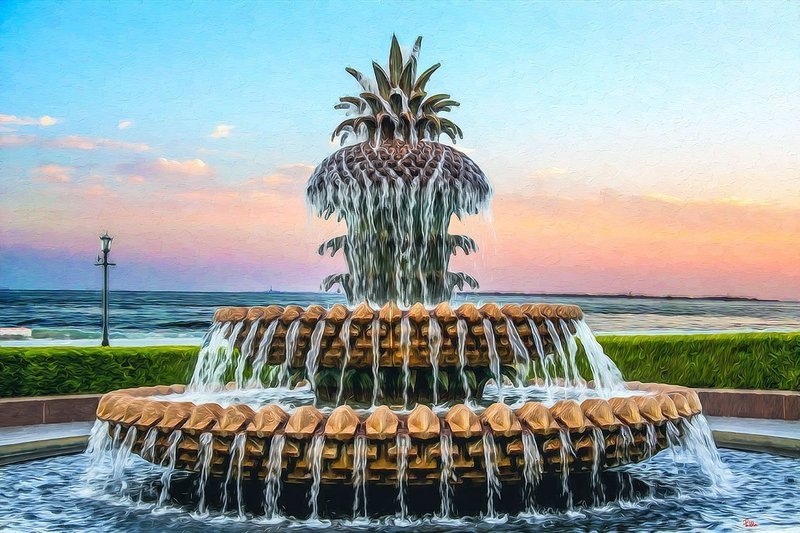 "Vibrant Life Pineapple Sunrise"