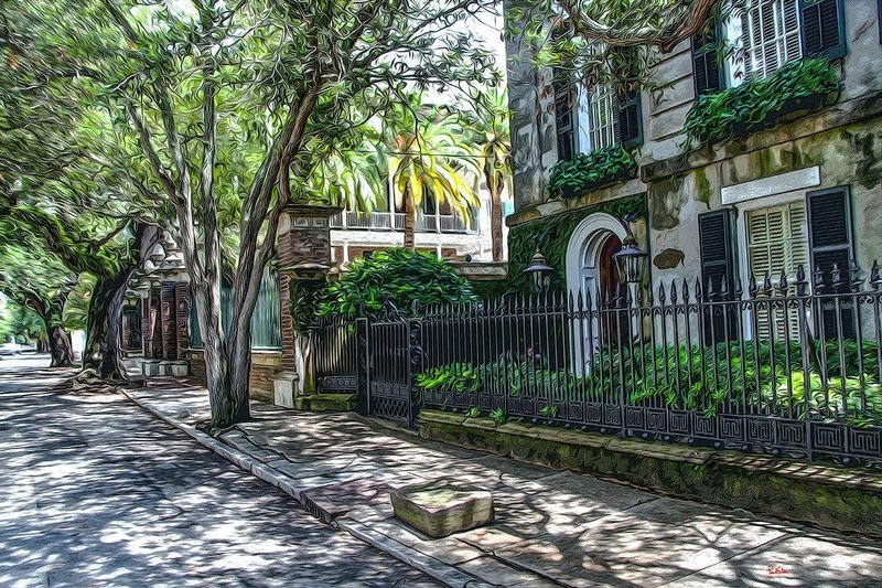 "Vibrant Life Legare Street Carriage Step Horizontal"