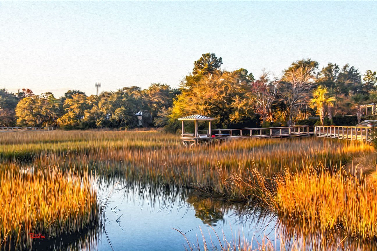 "Shem Creek Fall"