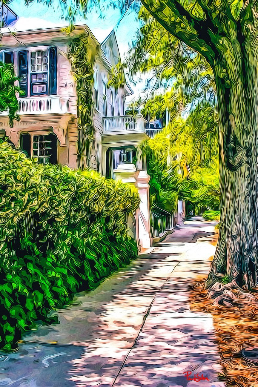 "Vibrant Life Charleston Sidewalk Singles"