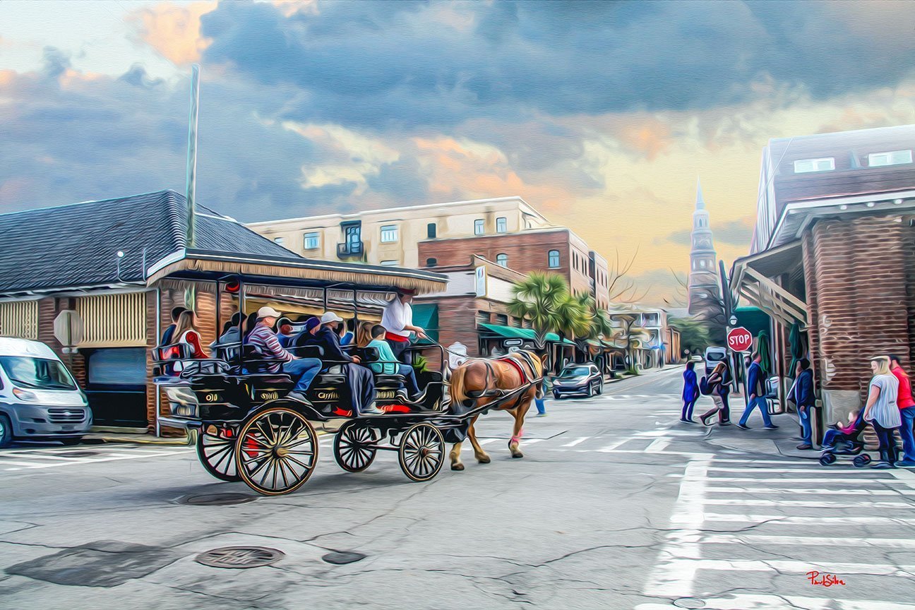 "Vibrant Life Charleston City Market Carriage Tour"