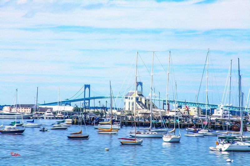 "Goat Island View"