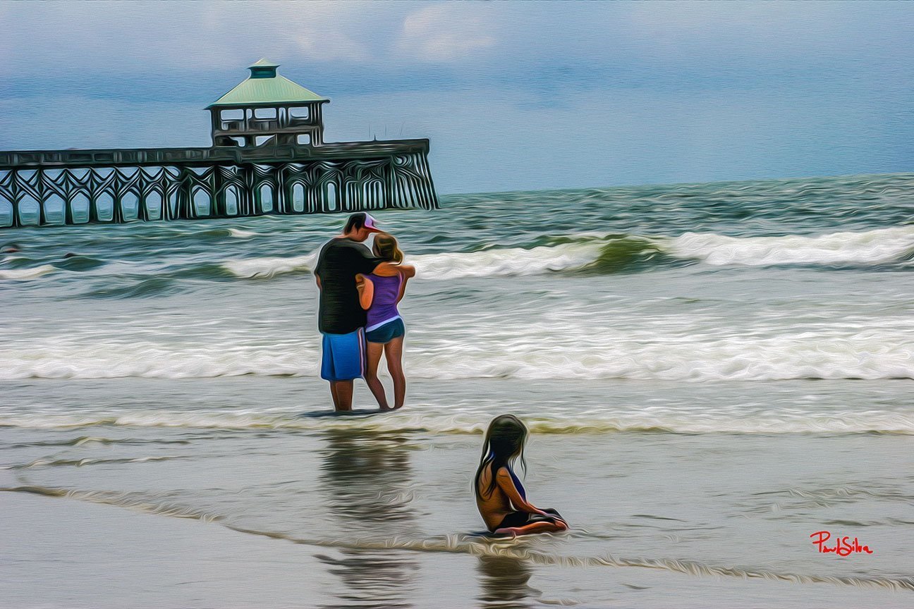 "Vibrant Life Folly Beach Love"