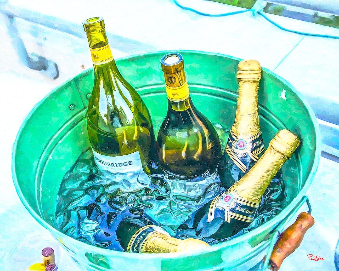 "Rehearsal Dinner Wine Bucket"
