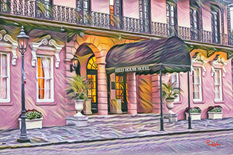 "Mills House Hotel" Colorful Painter