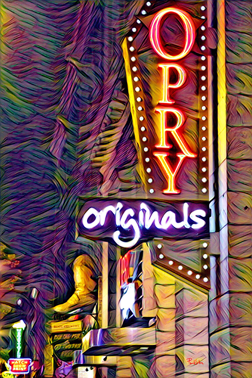 "Opry Originals" Colorful Painter