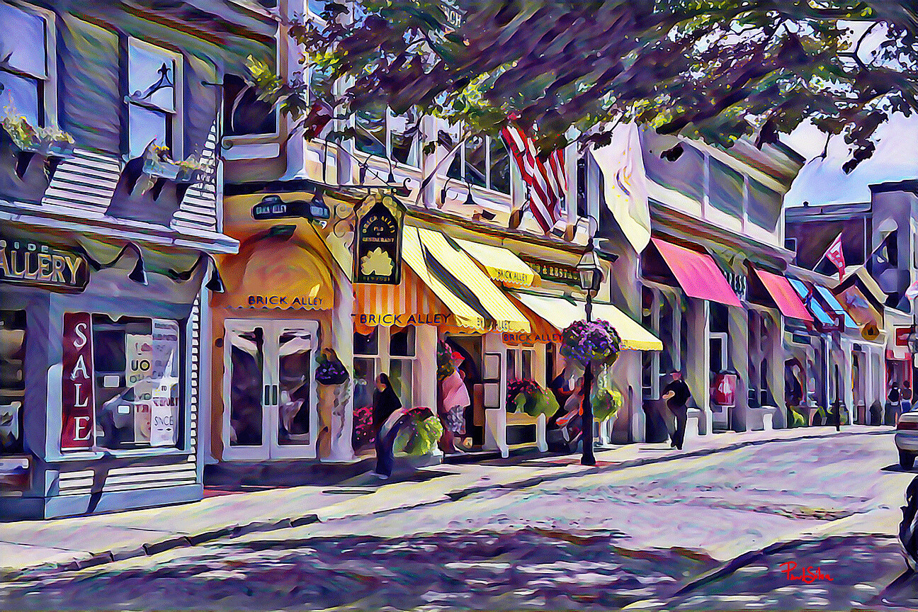 "Newport Autumn" Colorful Painter