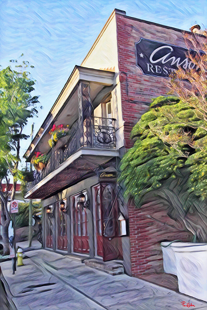"Anson Restaurant" Colorful Painter Series