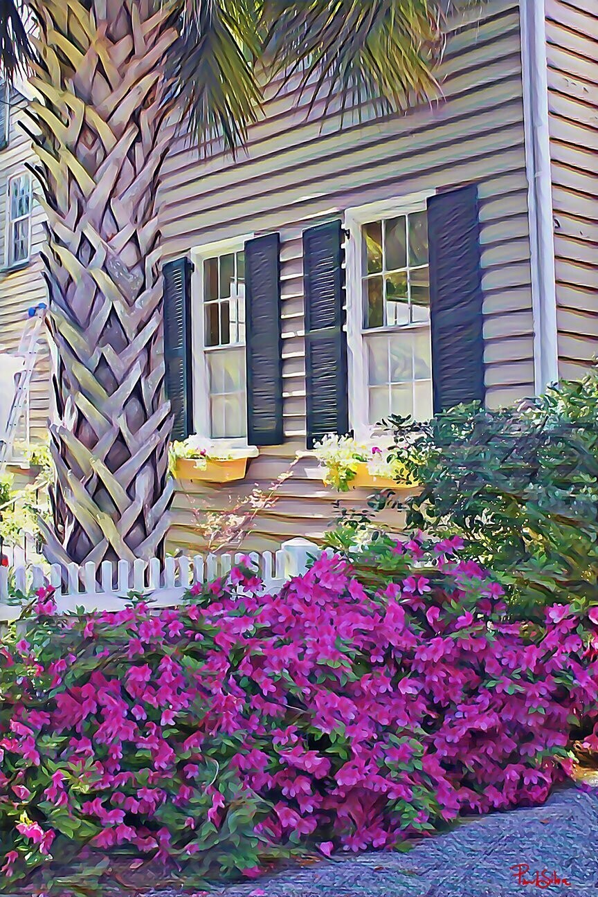 "Palmetto Azaleas" Colorful Painter Series