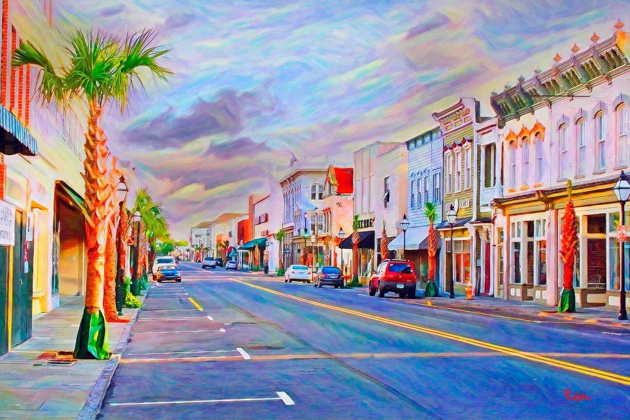"King Street Sky" Colorful Painter Series