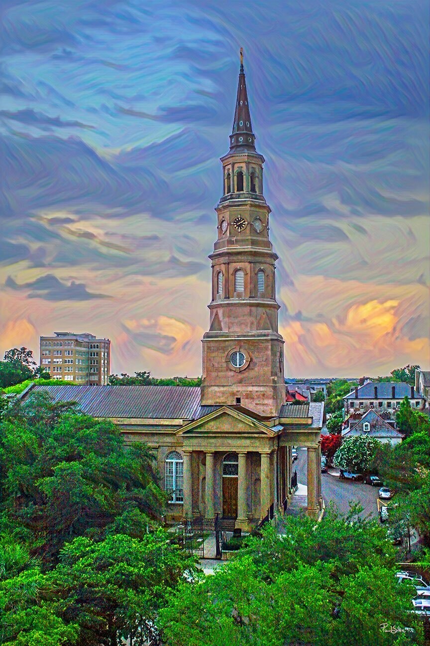 "St Philips Morning" Colorful Painter Series