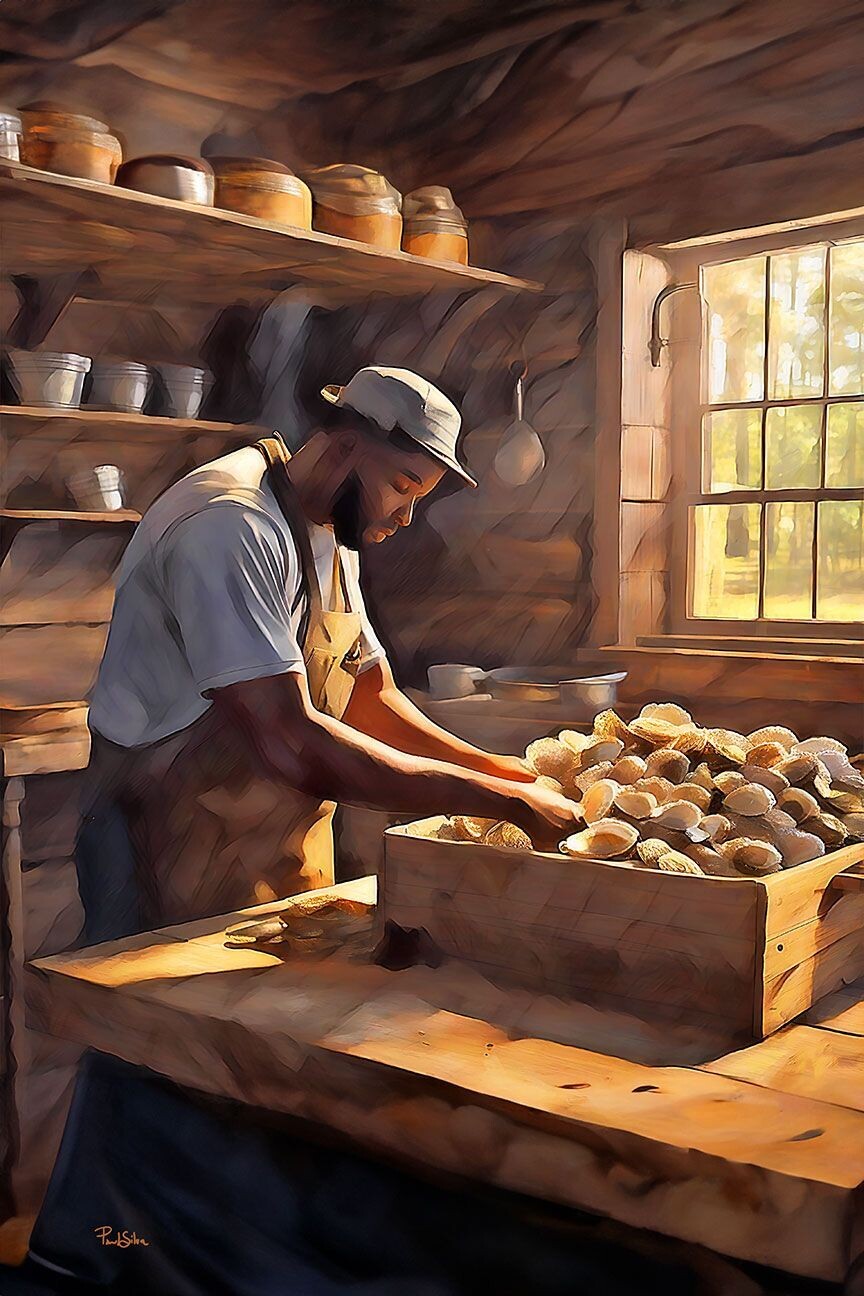 "Oyster Shucker" by Paul Silva