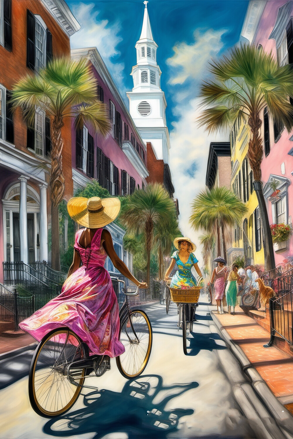 "Ride Charleston" Colorful Painter Series