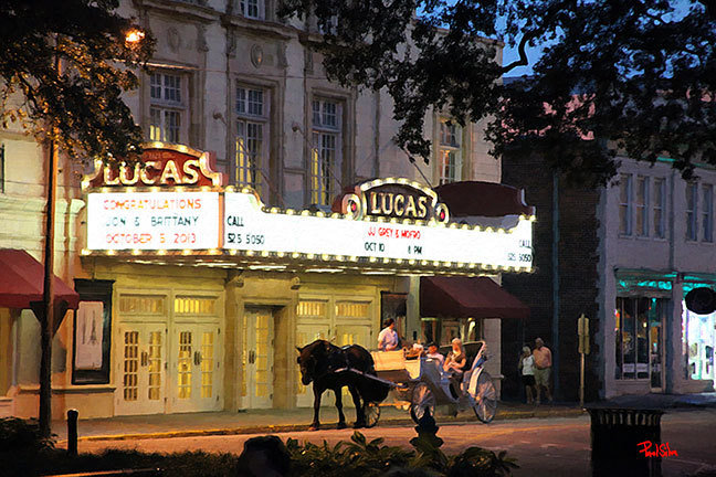 "Lucas Theater Carriage Stop"