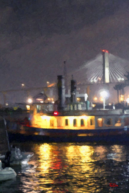 Ferry and Bridge Ferry and Bridge