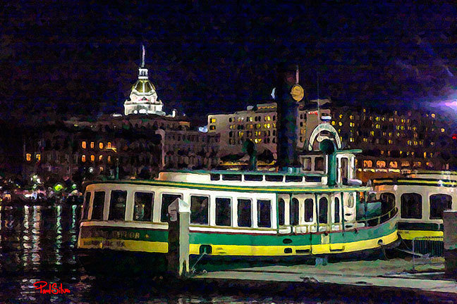 Night Across Savannah River Night Across Savannah River