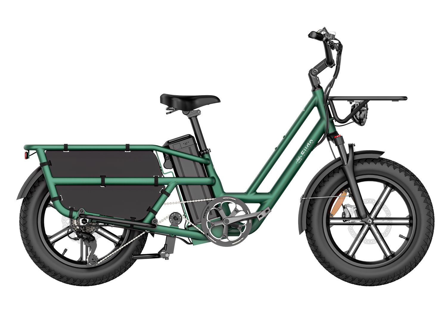 Fiido T2 2025 Elektryczny rower cargo typu longtail Fatbike