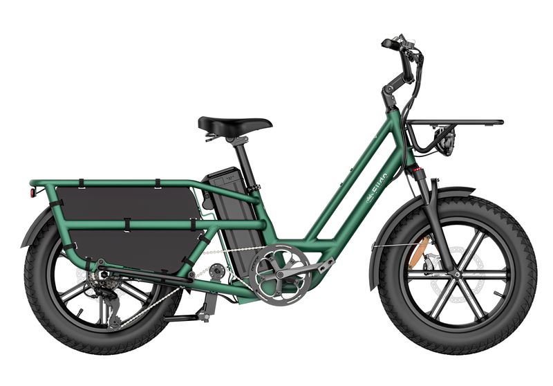 Fiido T2 2025 Elektryczny rower cargo typu longtail Fatbike