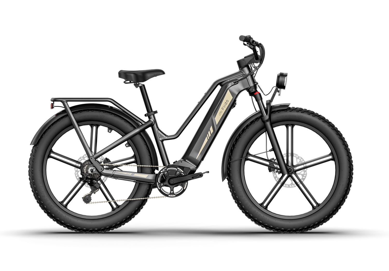 Fiido Titan  Fat Tire Touring Ebike - Długi zasięg, Turystyczny