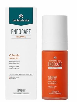Cantabria Labs. ENDOCARE RADIANCE C Ferulic EDAFENCE® Serum Gel. C-vitamiini ja feruulhappega näoseerum 30ml 